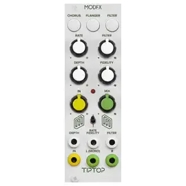 Модульный студийный синтезатор Tiptop Audio ModFX Chorus, Flanger and Filter Eurorack Module, White
