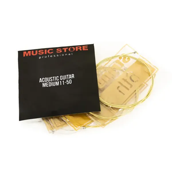 Струны для акустической гитары Music Store Acoustic 80/20 Bronze 11-50