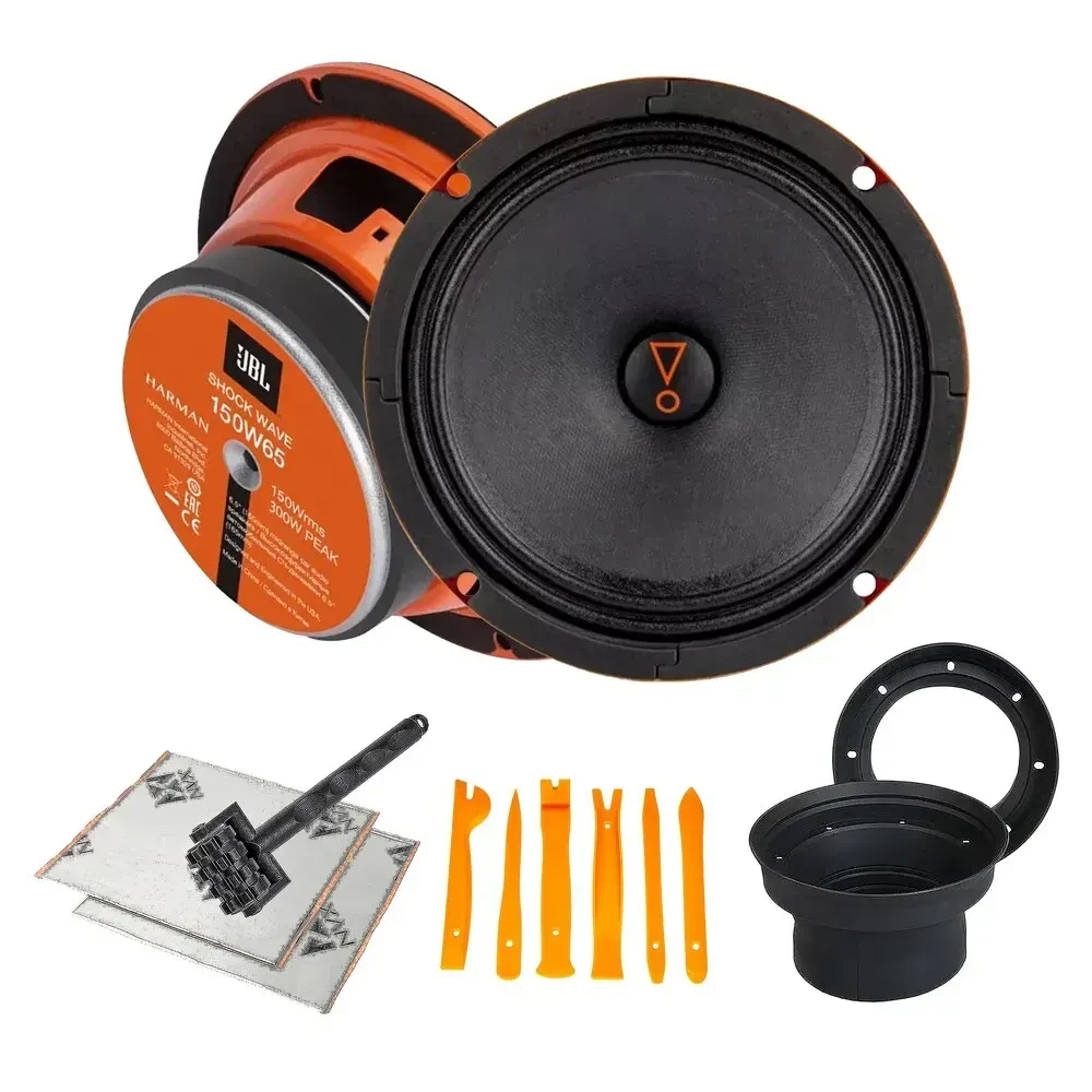JBL Shock Wave 150W65 6.5" Car Speakers with Mounting Accessories