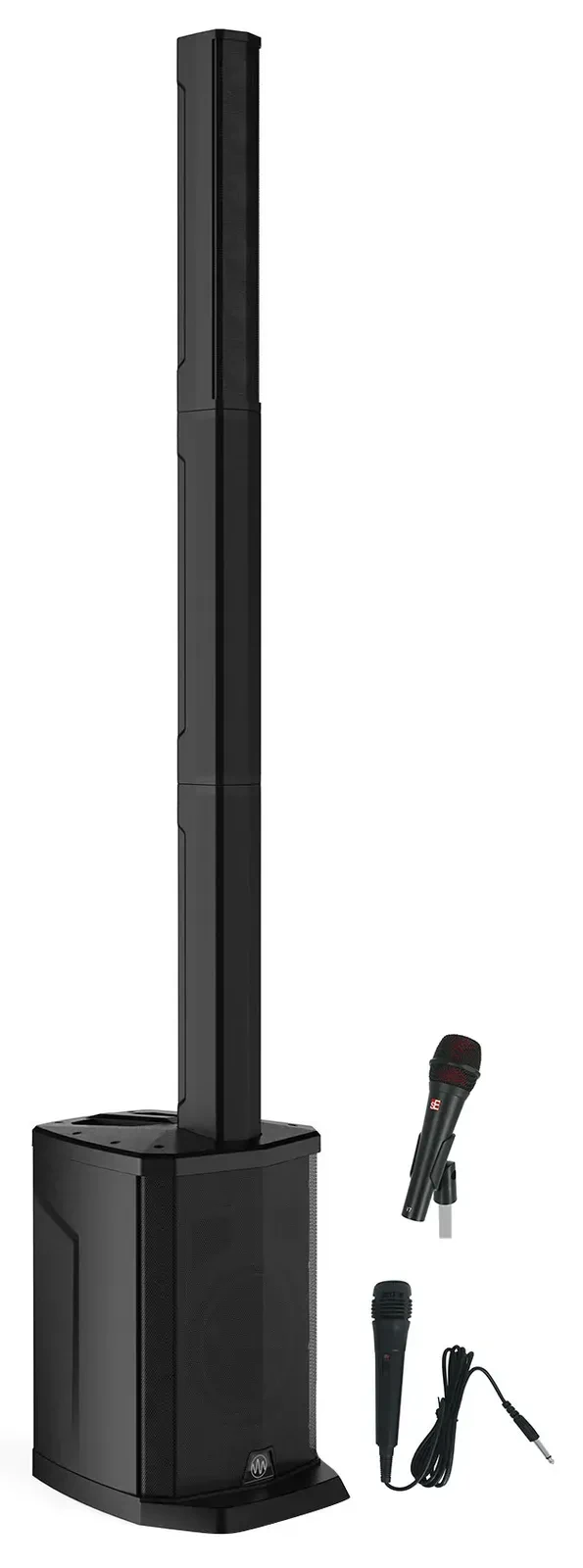 Портативная акустическая система для PA/DJ Gemini WPX-2000TOGO аккумуляторная, линейный массив, с микрофоном sE Electronics V7 Black