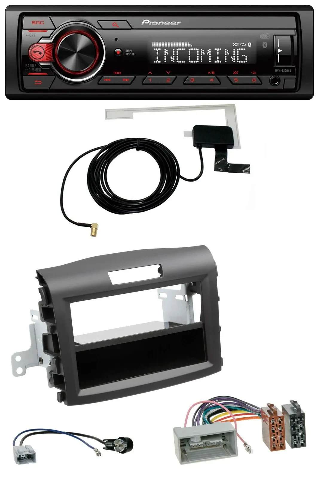 Pioneer MP3 AUX CD DAB USB Autoradio für Honda CR-V (ab 2013)