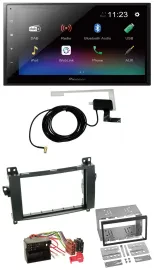 Pioneer DAB MP3 Bluetooth 2DIN USB Autoradio für Mercedes B-Klasse T245 05-11