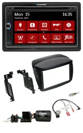 Blaupunkt Lenkrad DAB TMC 2DIN USB Bluetooth Navigation für Fiat Doblo ab 2010 O