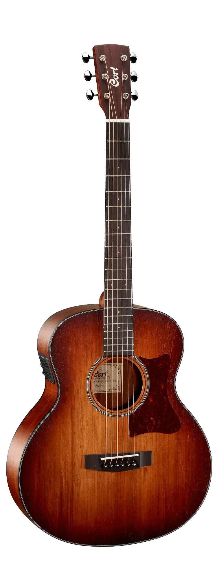 Электроакустическая гитара Cort Little CJ Blackwood Open Pore Light Burst