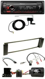 Автомагнитола Pioneer DAB, USB, Bluetooth, поддержка кнопок на руле, для Audi A3/A6 (2000–2004)