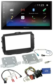 Pioneer USB Bluetooth DAB 2DIN Lenkrad Autoradio für Alfa Romeo Giulietta 2013-2