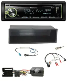 Pioneer DAB USB MP3 Lenkrad CD Autoradio für VW Polo Passat Ablagefach