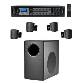 JBL C50PACK Commercial Sub+(4) Wall Speakers+350w Amp For Restaurant/Bar/Cafe