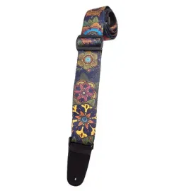 Henry Heller HSUB2-24 Mandala Flower Custom Artwork Sublimation Guitar Strap