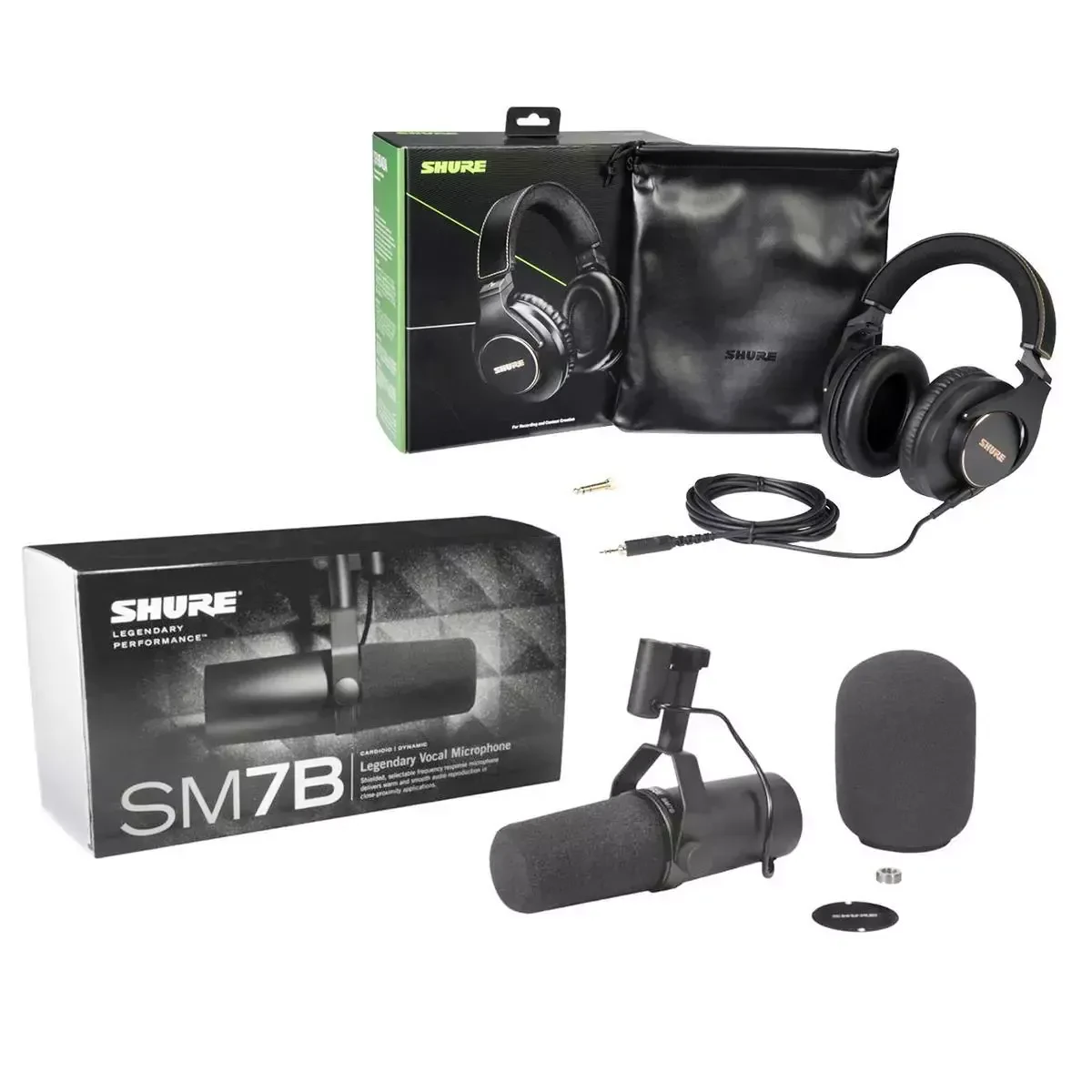 Комплект для подкастов Shure SM7B RH