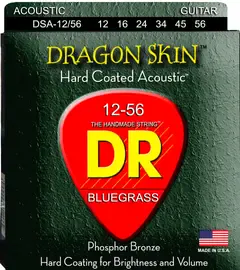 Струны для акустической гитары DR Strings DRAGON SKIN DR DSA-12/56
