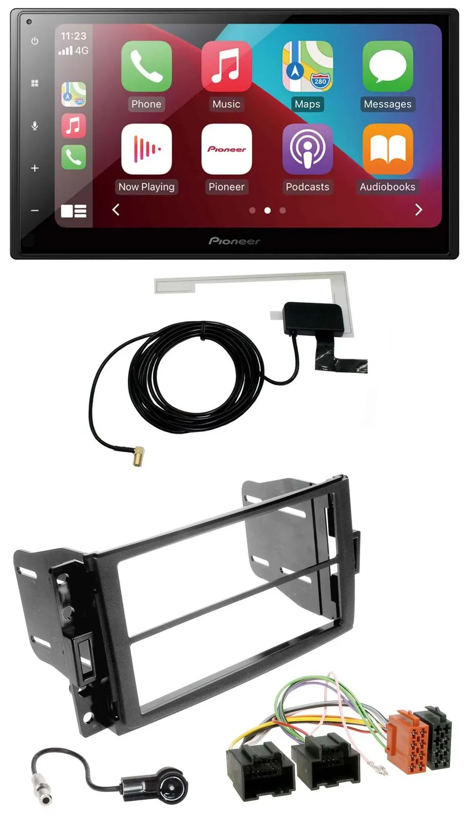 Автомагнитола для Chevrolet Corvette (2005–2013) Pioneer 2DIN USB Bluetooth DAB MP3