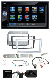 Blaupunkt SD USB TMC Bluetooth 2DIN Lenkrad Navigation für Opel Zafira Astra H C