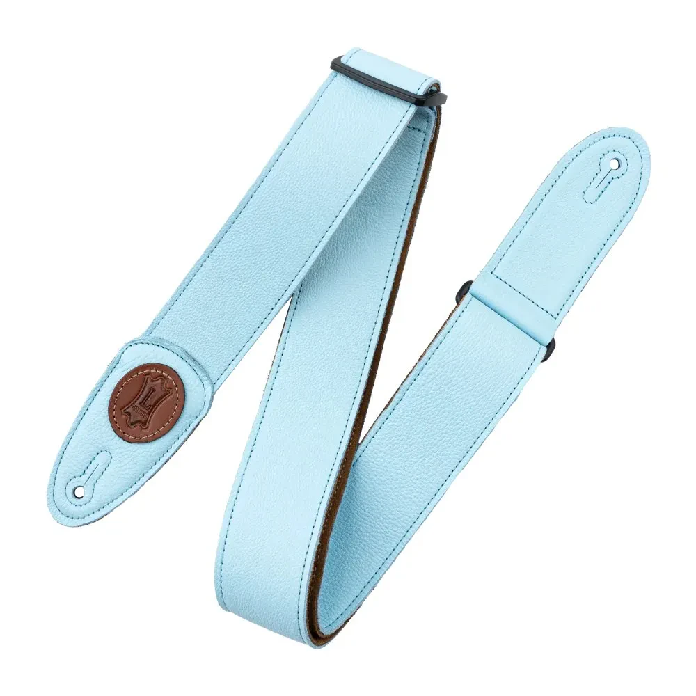 Levy's MSS7G Garment Leather 2" Guitar Strap, Powder Blue