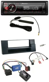 Pioneer MP3 DAB 1DIN Lenkrad USB Autoradio für BMW 5er E39 96-04 Aktivsystem Abl
