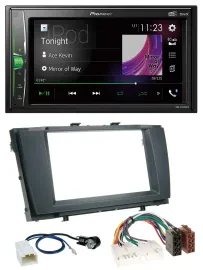 Pioneer 2DIN MP3 DAB USB Bluetooth Autoradio für Toyota Avensis 2009-2015