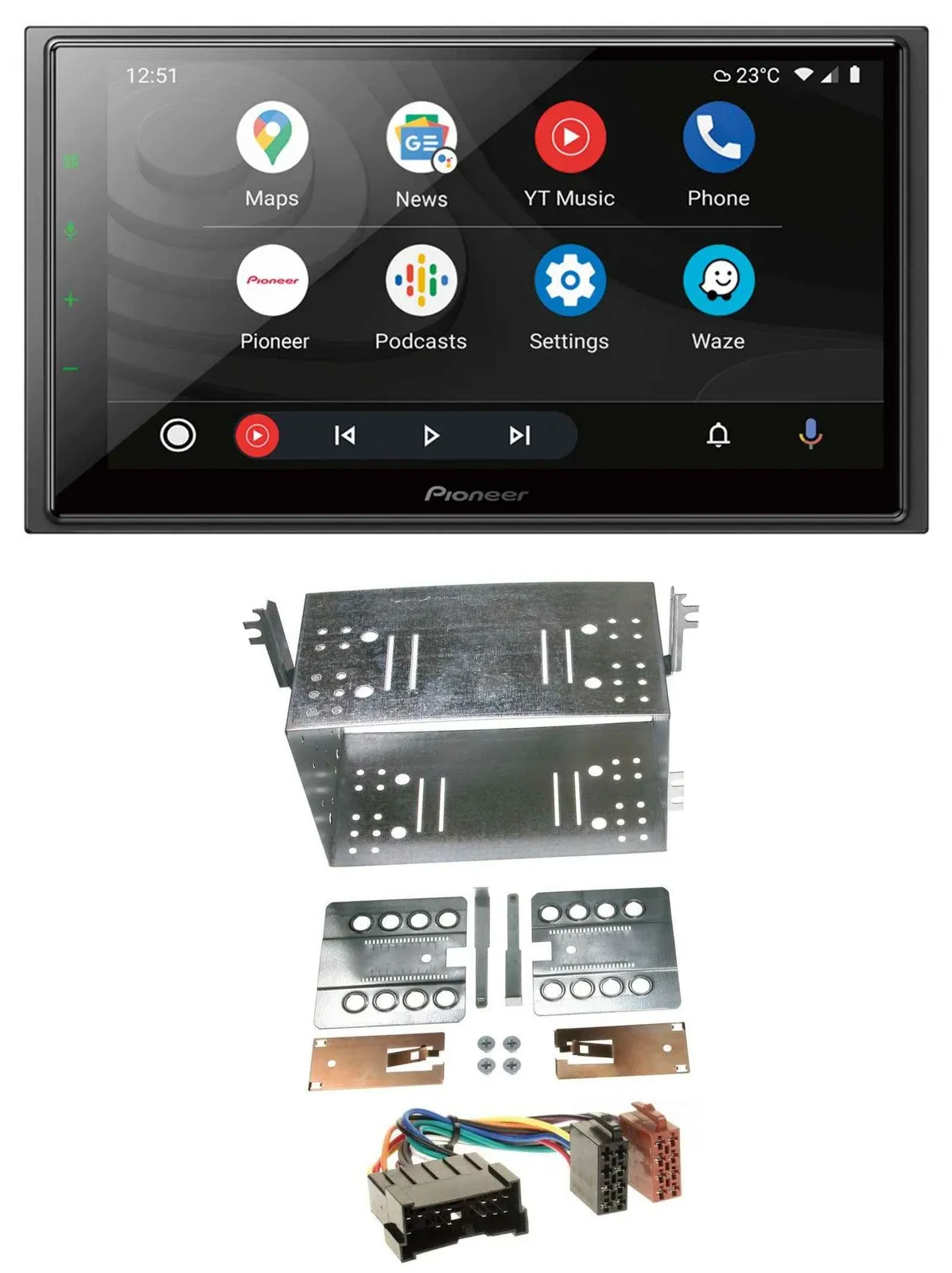 Pioneer USB 2DIN DAB MP3 Bluetooth Autoradio für Hyundai Tucson DM 2005-2010