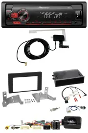 Pioneer 1DIN USB DAB MP3 Lenkrad Autoradio für Toyota Aygo AB7 ab 2022 schwarz