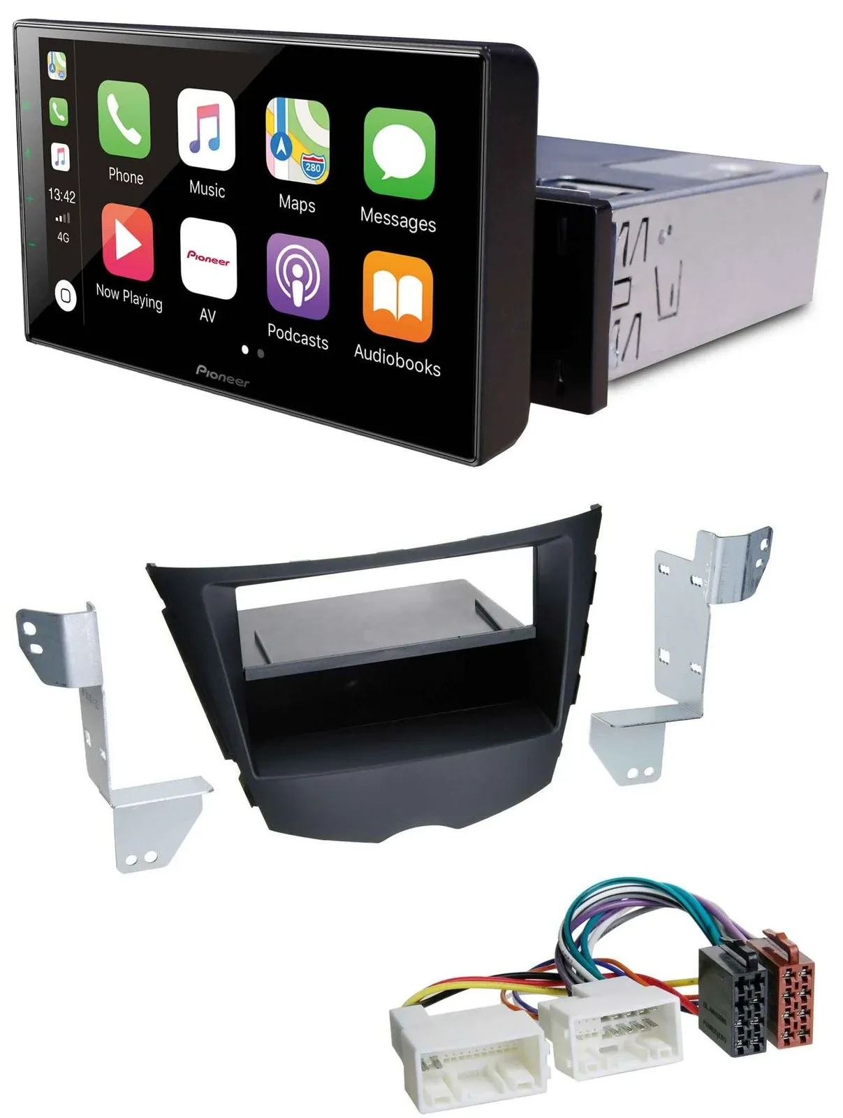 Pioneer Bluetooth MP3 DAB USB Autoradio für Hyundai Veloster (ab 2011)