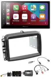 Pioneer USB Lenkrad DAB 2DIN Bluetooth Autoradio für Fiat 500 L ab 2012
