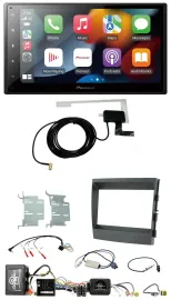 Pioneer Lenkrad USB Bluetooth DAB 2DIN Autoradio für Porsche Panamera MOST-Sound