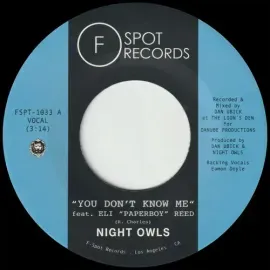 Виниловая пластинка Night Owls - You Don't Know Me B/w If You Let Me [New 7" Vinyl]