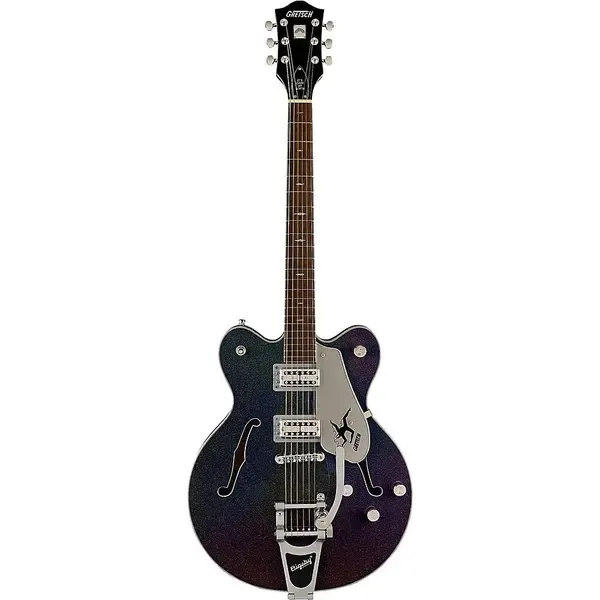 Электрогитара полуакустическая Gretsch Electromatic John Gourley Broadkaster Center Block Guitar Iridescent Blk