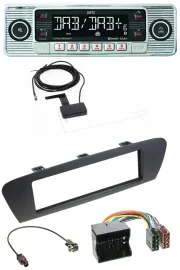 Dietz Bluetooth USB MP3 DAB Autoradio für Renault Scenic (ab 12) - braun