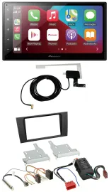 Pioneer USB Bluetooth DAB MP3 2DIN Autoradio für Audi A4 B5 99-01 Symphony Bose