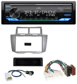 JVC Bluetooth DAB USB MP3 Autoradio für Toyota Yaris (2007-2011)