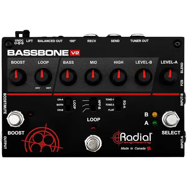Напольный предусилитель для бас-гитары Radial Engineering Bassbone V2