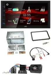 JVC USB Bluetooth Lenkrad DAB 2DIN Autoradio für Alfa Romeo 159 Brera Spider