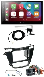 Pioneer USB Bluetooth DAB MP3 2DIN Autoradio für Opel Insignia 08-13 schwarz