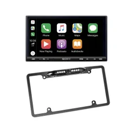 Sony XAV-AX7000 6.95" Double-DIN Touchscreen Receiver + License Plate Camera