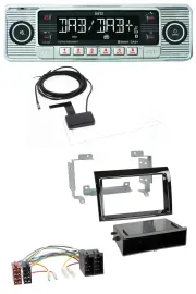 Автомагнитола Dietz Bluetooth USB MP3 DAB для Fiat Ducato/Citroën Jumper (2006–2011), черный (piano black)