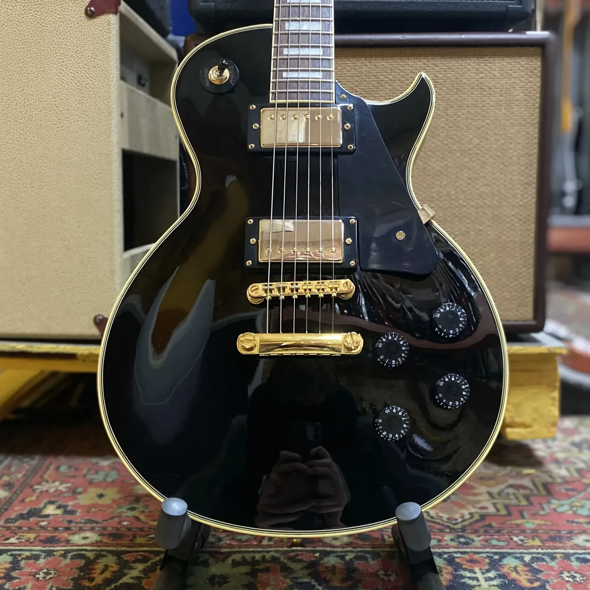Электрогитара Rockson Les Paul Custom HH Black Beauty China 2010's