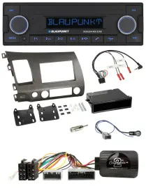Blaupunkt DAB USB Bluetooth Lenkrad Autoradio für Honda Civic Hybrid 2006-2010 a