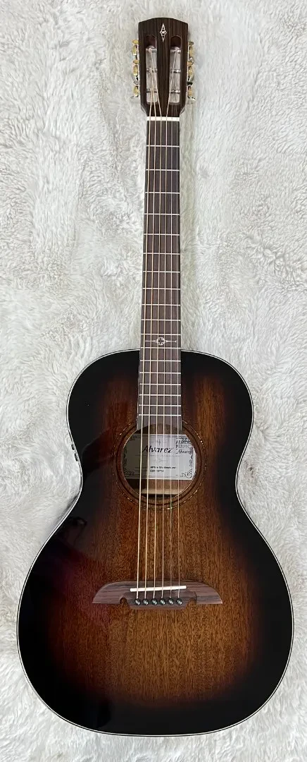 Б/У Электроакустическая гитара Alvarez AP66e Parlor Shadowburst с электроникой LR Baggs