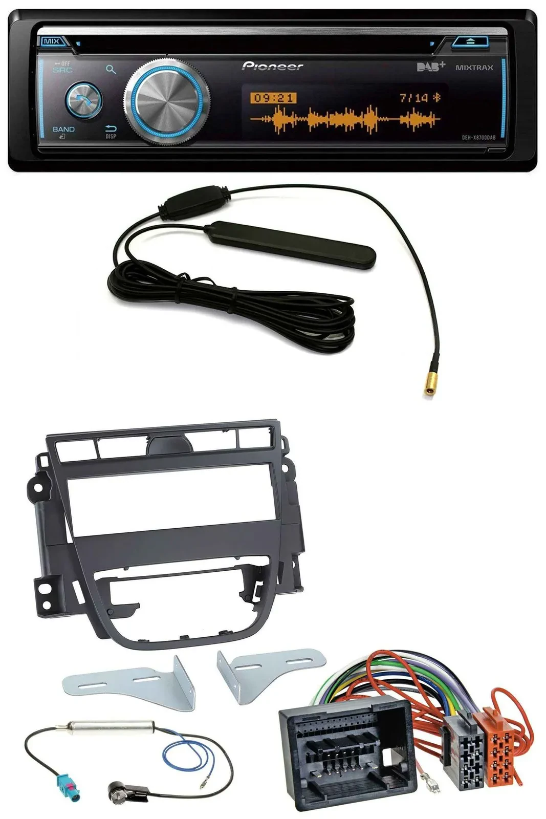 Автомагнитола для Opel Meriva B (с 2010) Pioneer CD/USB/Bluetooth/DAB, MP3