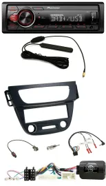 Автомагнитола для Renault Megane/Fluence (2012–2014) Pioneer 1-DIN, DAB, USB, MP3, с поддержкой кнопок на руле