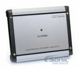 Kenwood KAC-D8105 1600W Max Power 5-Channel Class D Car Audio Amplifier