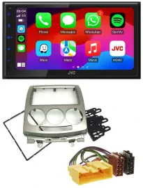 JVC Bluetooth USB MP3 2DIN DAB Autoradio für Mazda 5 (CR, 2005-2010)