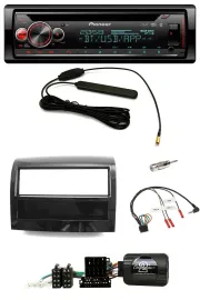 Автомагнитола для Fiat Ducato 2012–2015 Pioneer USB, DAB, Bluetooth, CD, поддержка кнопок на руле, цвет черный глянец