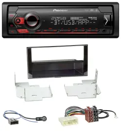 Pioneer MP3 USB DAB Bluetooth Autoradio für Nissan Micra, Note (ab 2013)