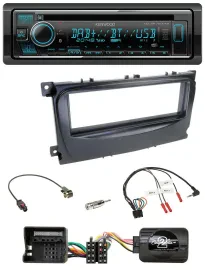 Kenwood Lenkrad Bluetooth DAB USB CD Autoradio für Ford Focus C-Max Galaxy ab 07