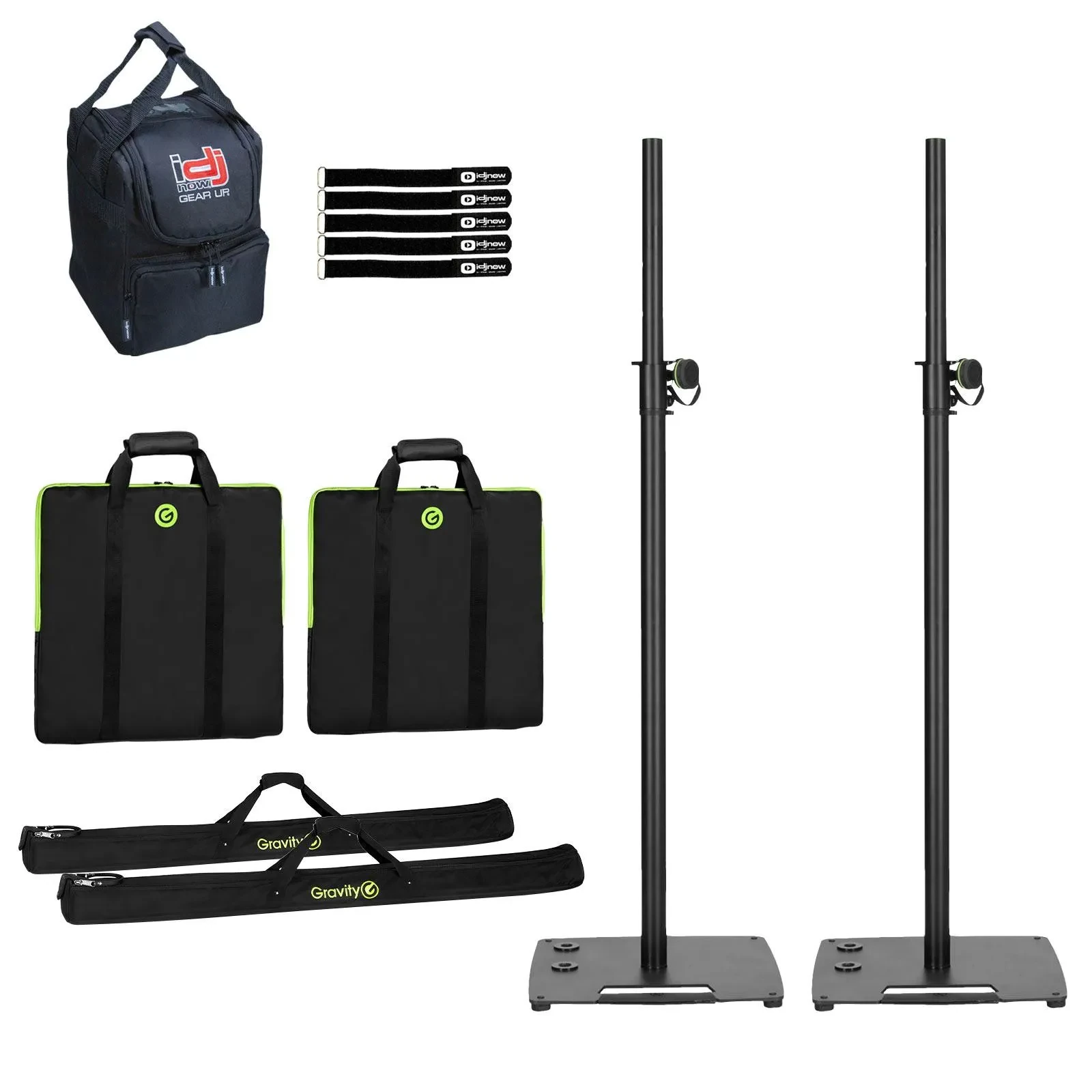 Комплект стоек Gravity LS 431 C B + Speaker Stand (набор, 2 шт.) с сумками