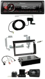 Pioneer MP3 Lenkrad CD DAB USB Autoradio für Fiat Ducato 2006-2008 piano