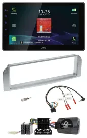 JVC DAB Lenkrad Bluetooth USB Autoradio für Alfa GT 147 2007-2010 silbergrau