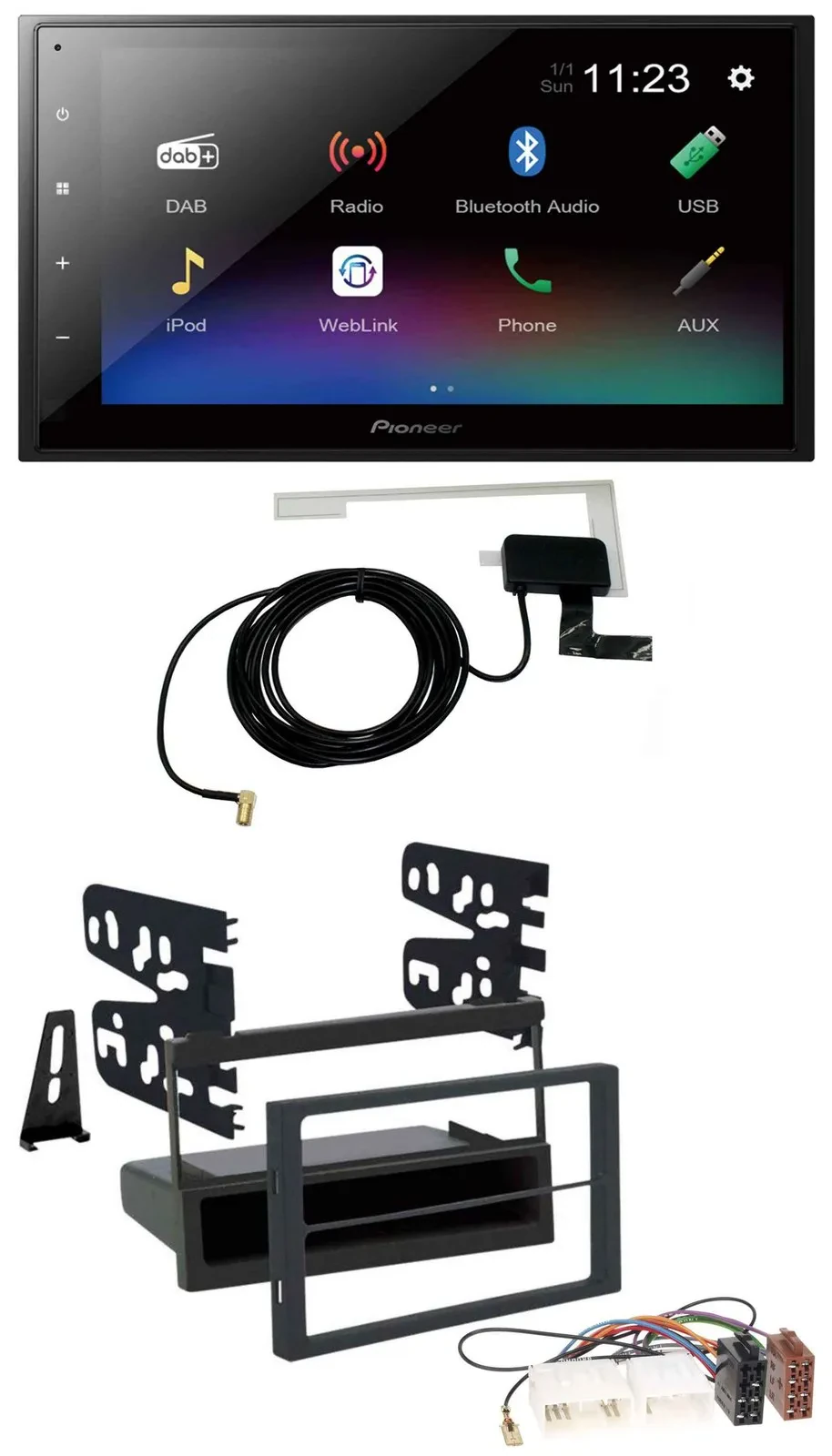 Автомагнитола для Mazda 626/MPV/MX-5 Pioneer 2DIN DAB MP3 Bluetooth USB