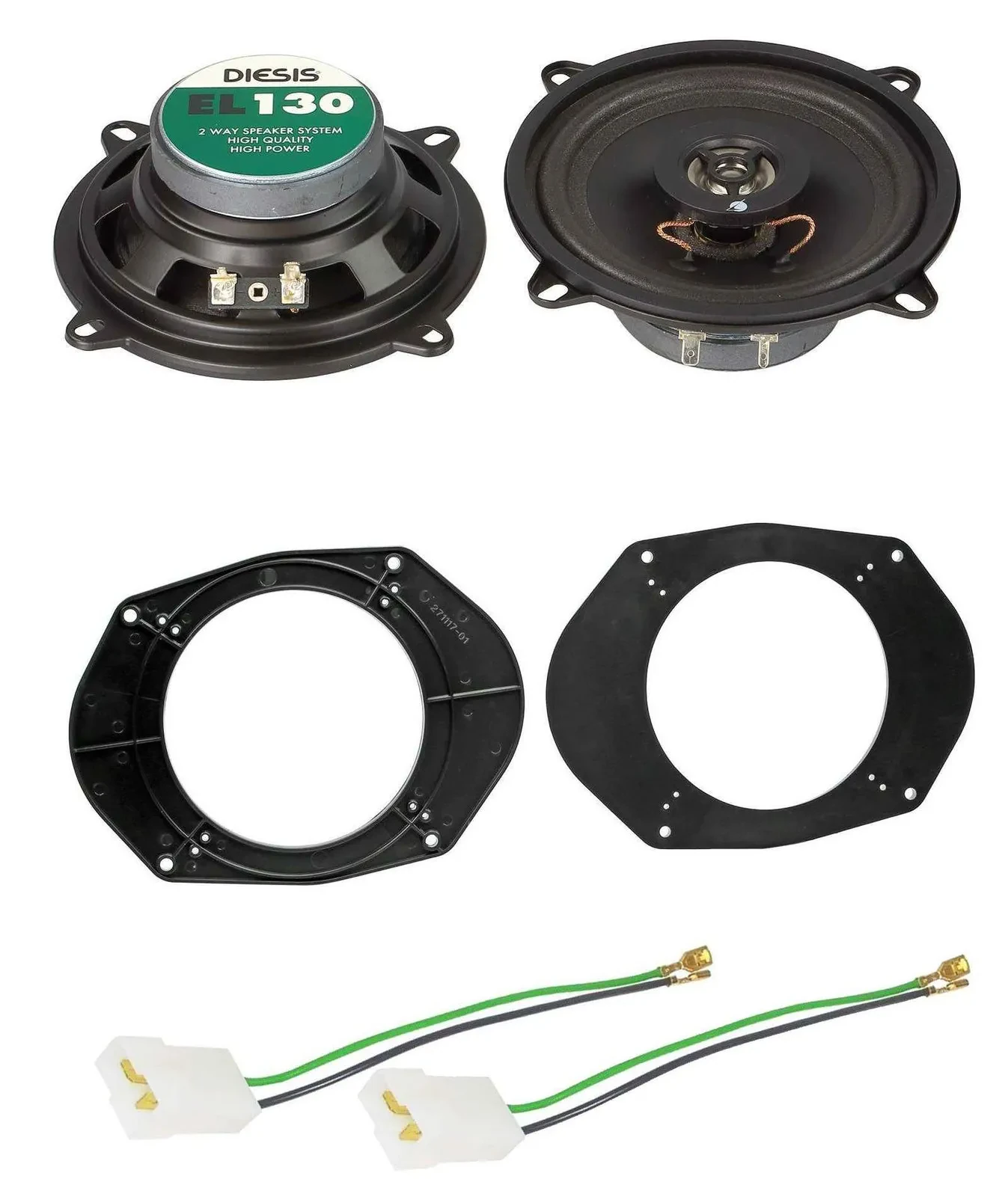 ACV 2-Wege 13cm 80Watt Lautsprecher für Ford Mondeo Fiesta Puma Transit Fusion F